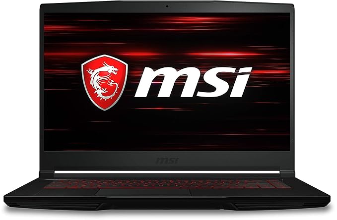 MSI GF63 Intel Core i5 8th Gen 15.6-inch Gaming FHD Thin and Light Laptop (8GB/1TB HDD/Windows 10/4GB Graphics/Black/1.86 Kg), GF63 8RC- 211IN