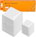 K&F CONCEPT Costumes en microfibre pour objectif de caméra lavable 10-Pack 6x6in Coussin de nettoyage sans aspirateur pour l'électronique et les verres, Ecrans d'instruments de précision d'optique