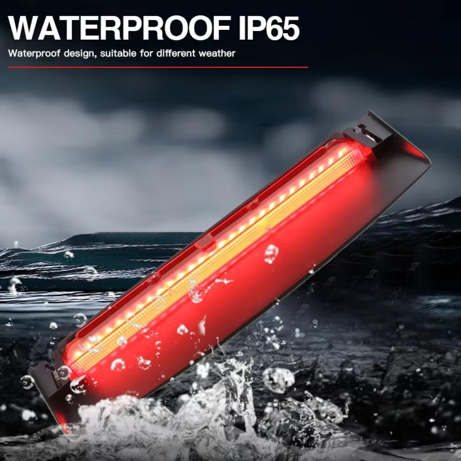 For RS5 For Coupe For Quattro 2010-2016 8T0945097B レッドレンズ ハイマウント サ