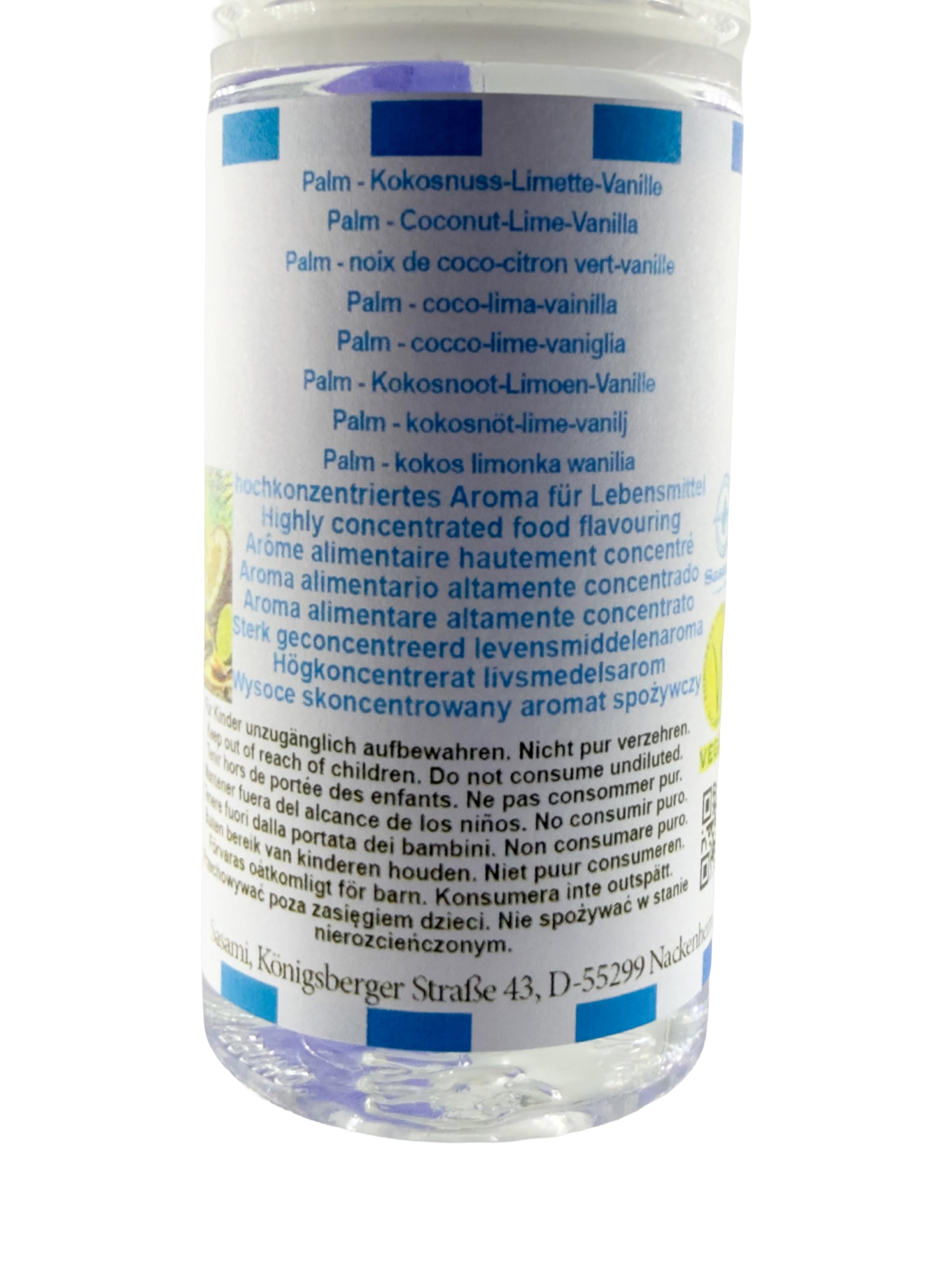 Palm - cocco-lime-vaniglia aroma concentrato - vegano - Sasami - 100ml