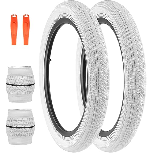 14 16 20 24 26 x 2.125 bike tire 2 pack kids bike tires Folding Replacement Tires Fits Most Kids Bikes,bmx tires 14/16/20/24/26 inch,Multiple colors