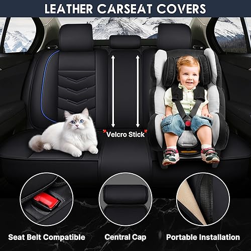 Miniatura 5 de Axflong Funda de asiento de auto para Ford Maverick 2022-2023, funda de cojín duradera, resistente al desgaste, impermeable, transpirable, sin olor,