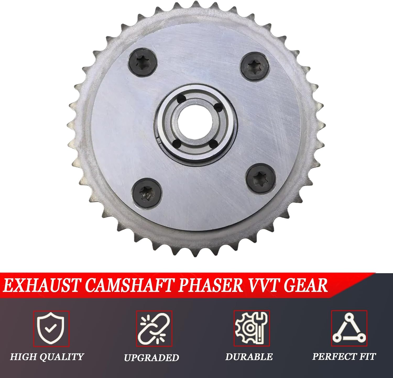 11367536085 Exhaust Camshaft Phaser VVT Gear for BMW F20 116i 118i 120i 2012 2013 2014 2015 2016, for MINI Cooper R56 R57 R58 R60 R61 2007-2016, Engine Variable Valve Timing Sprocket Gear