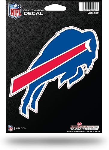 Vista 14 de Rico Industries NFL - Calcomanía troquelada mediana