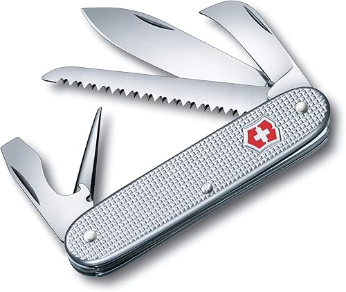 Victorinox Swiss Army Swiss Army 7 - Navaja mediana (3.661 in), color gris