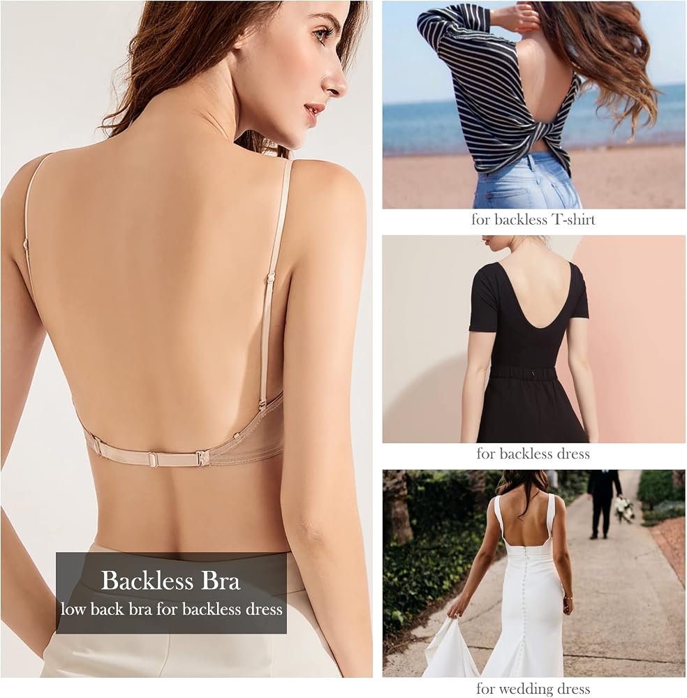 sachin and babi light blue dress Eves Original Backless Bra