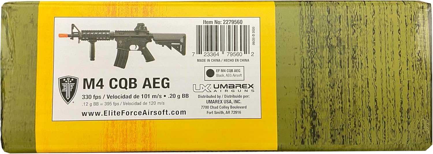 Elite Force M4 CQB Kit AEG 6mm Full Auto BB Gun Rifle Airsoft Gun