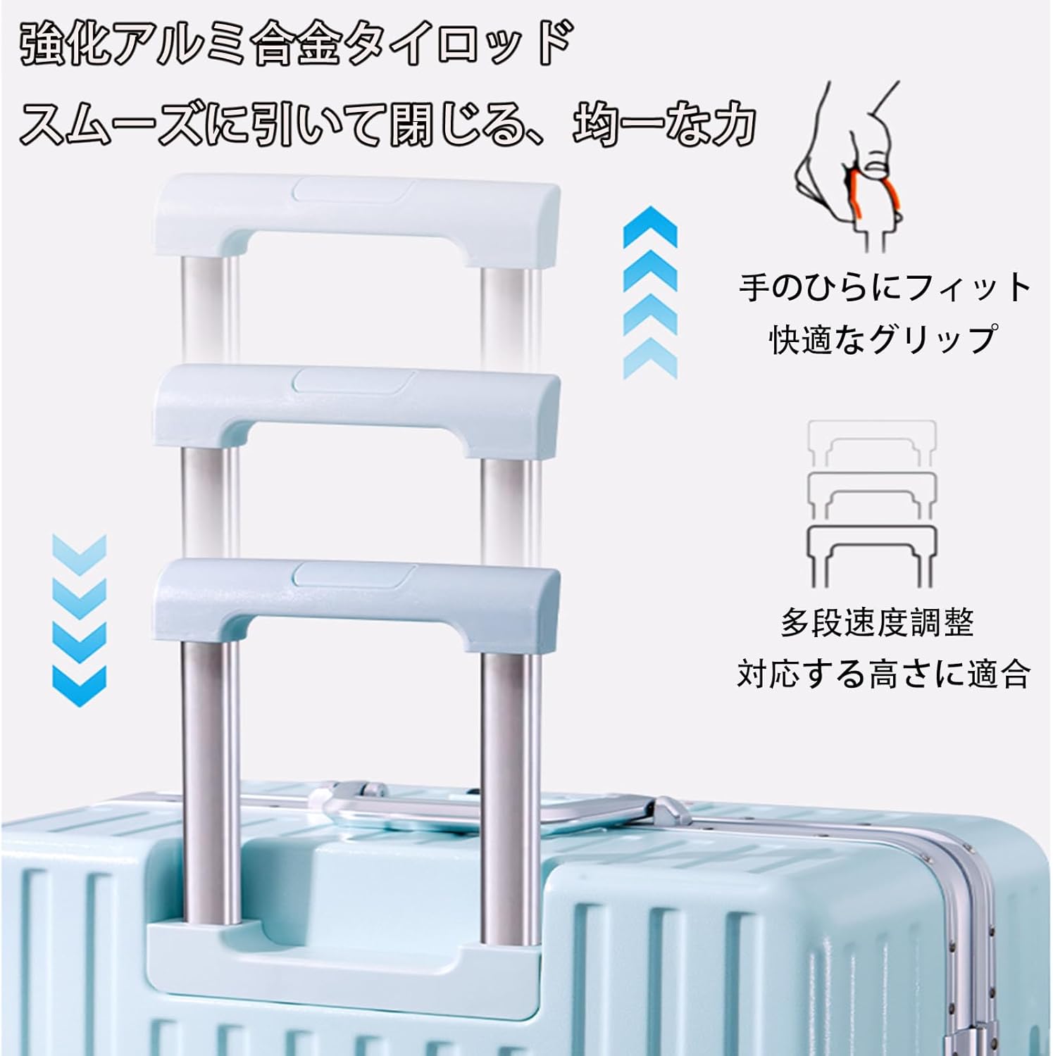 iNVItop Carry Case telescopic handle adjustment