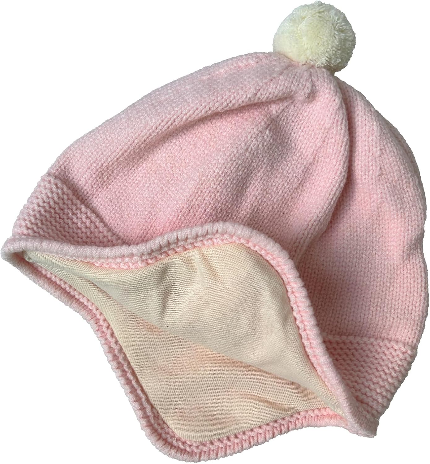 Baby Knit Beanie with Ear Flaps, Toddler Winter Hat for Boy Girl 6-36 Months - Image 2