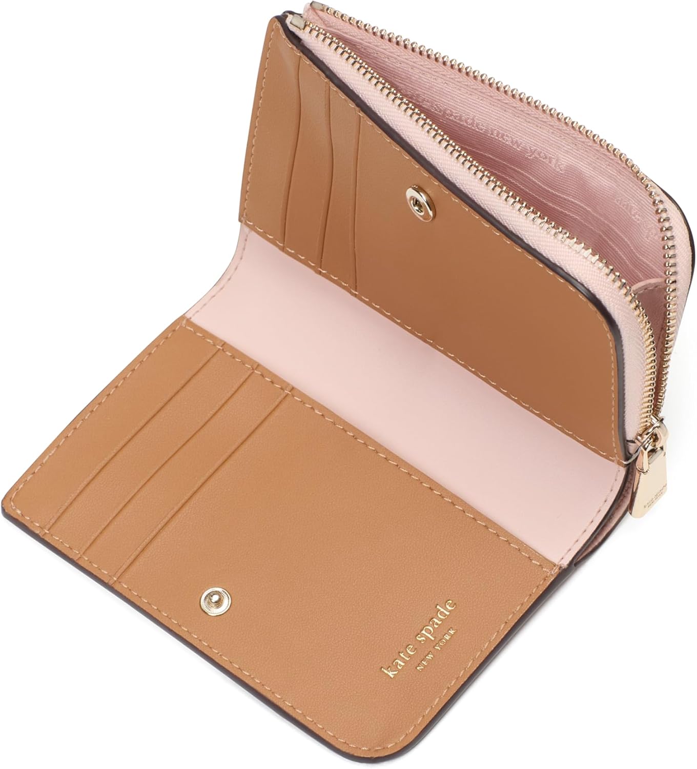 kate spade new york womens Ava Pebbled Leather Zip Bifold Wallet - Image 2