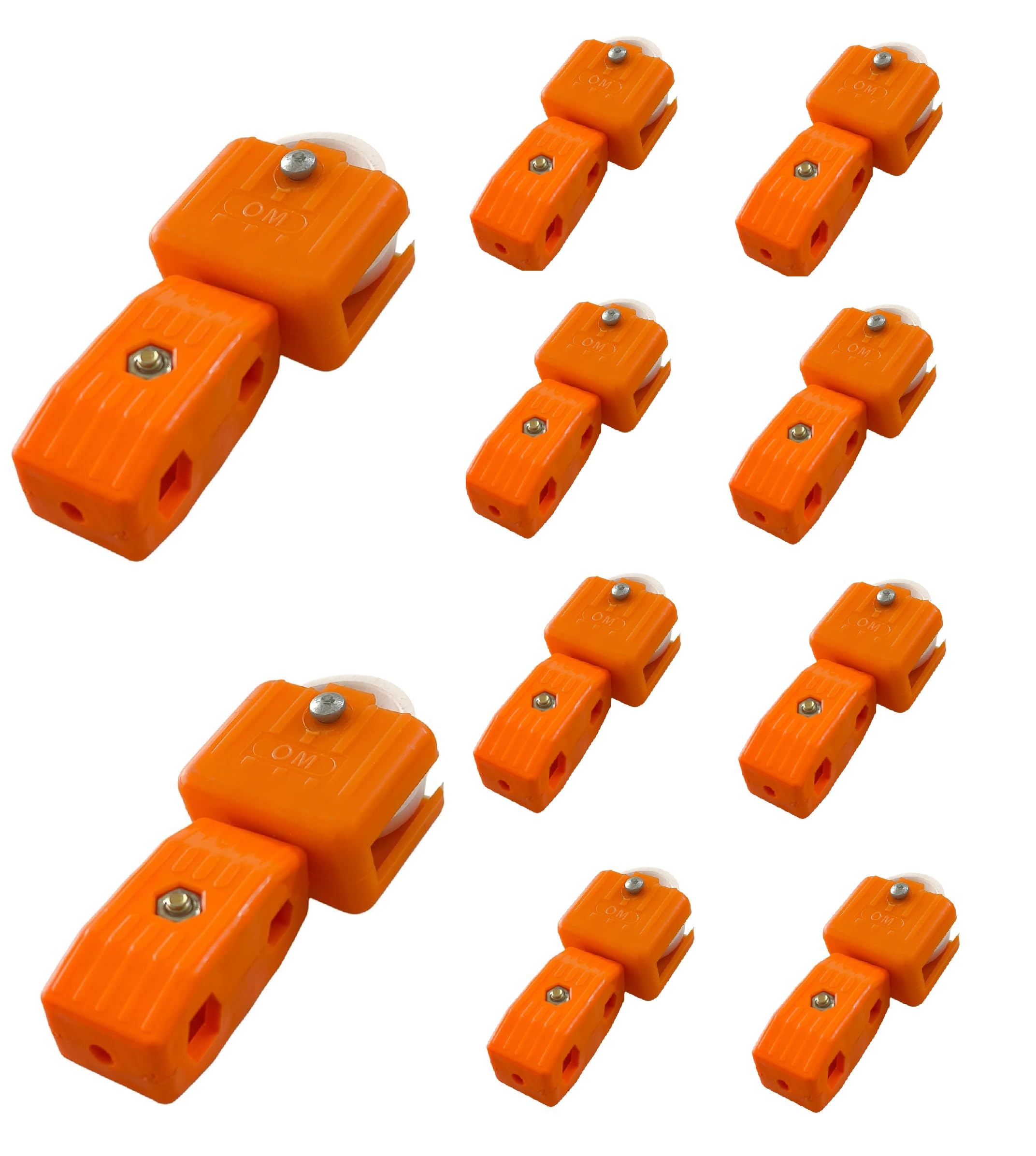 Freefall Plastic Cable Carrier Trolley for EOT Crane | 0–30kg Load Capacity | Standard Festoon Trolley | Heavy Duty Industrial Cable Management | Corrosion Resistant & Smooth Glide (10 Units)-image-43