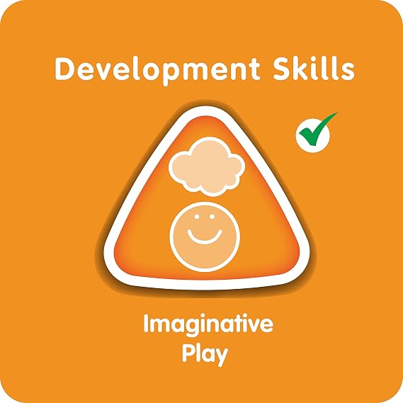 Early Learning Centre Wooden My Little Make Up Set, 9-Piece Imagination and Pretend Play Toy Make Up, Kids Toys for Ages 3 Up