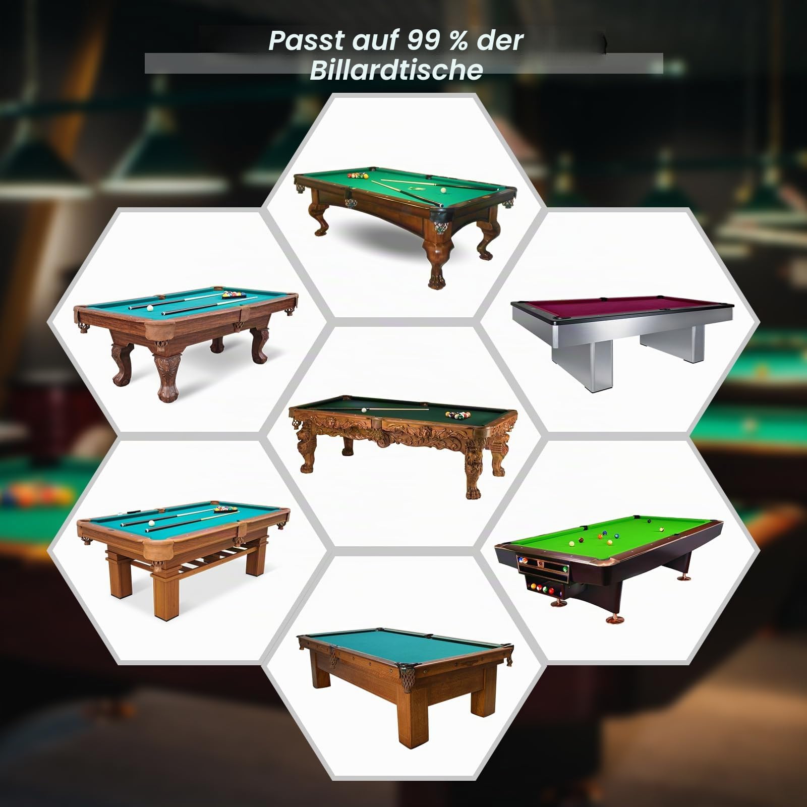 PATIKIL 7Ft Billardtisch Abdeckung Wasserdicht Draußen Innen 210D Polyester Staubdicht Billiard Tisch Schutz für Billardtisch Schwarz