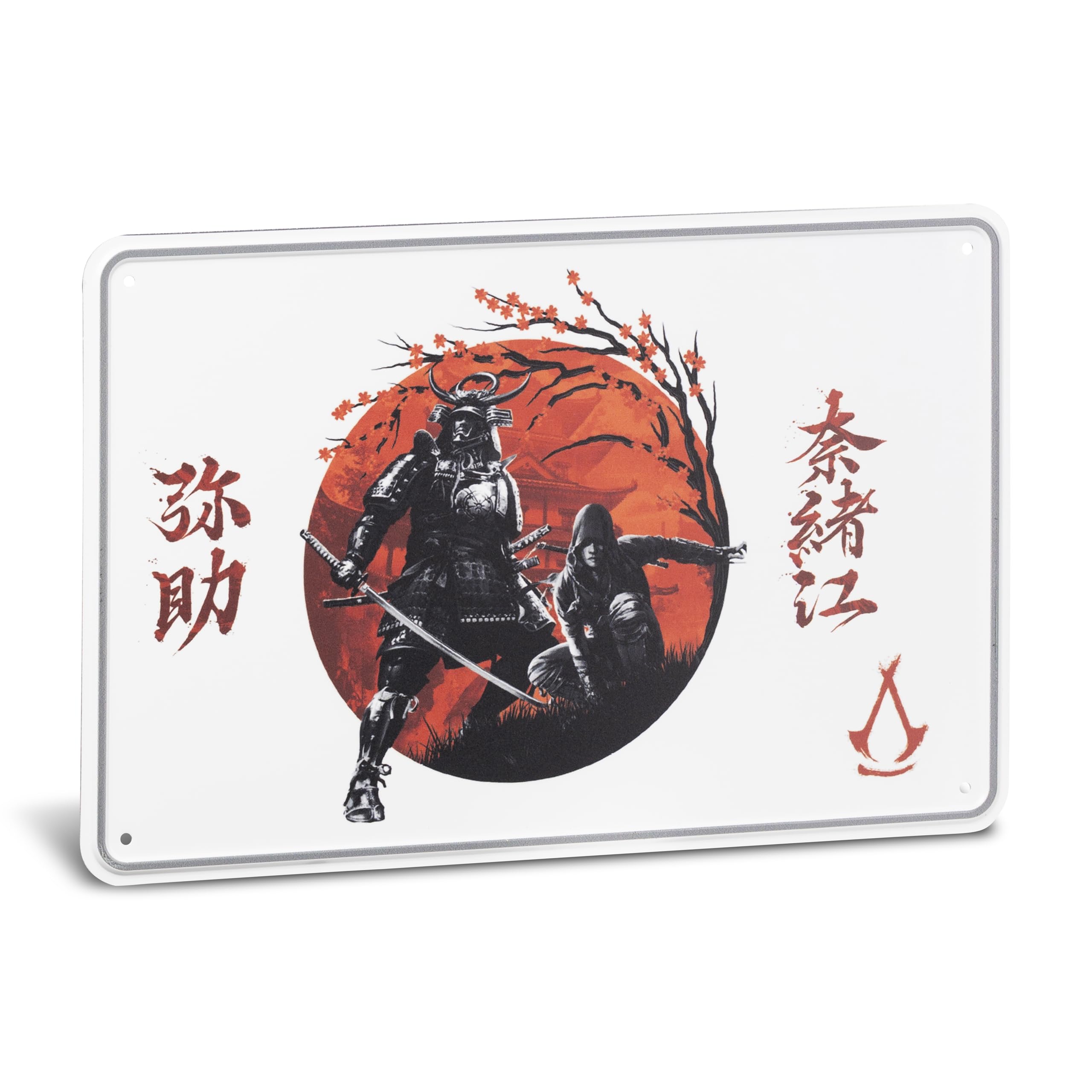 DPI Merchandising GmbH, Assassin's Creed Shadows BLOSSOMS Metal Sign, 210mm x 300mm