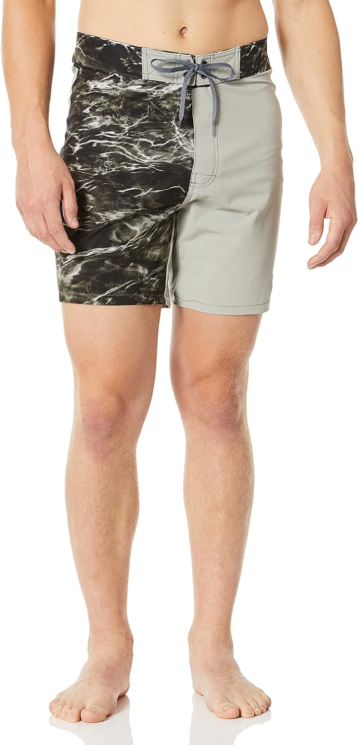 HUK Mens Elements Boardshorts | Fishing and Swim Shorts with 30+ UPF Sun Protection