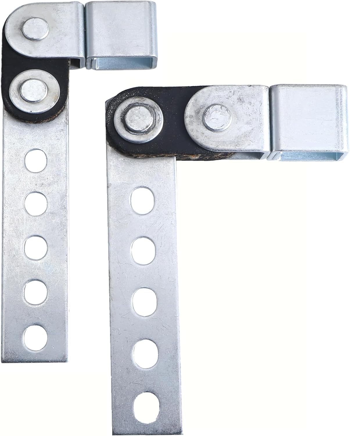 2 Pack Swivel Style Exhaust Hanger 360° Degree Swivel Heavy Duty Exhaust TailPipe Muffler Hanger Clamp Style