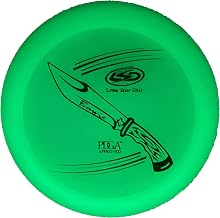 Lone Star Disc Glow Bowie | Overstable Disc Golf Distance Driver | Durable & Smooth Premium Plastic | Accurate Backhand & Forehand Bombs | Colors May Vary