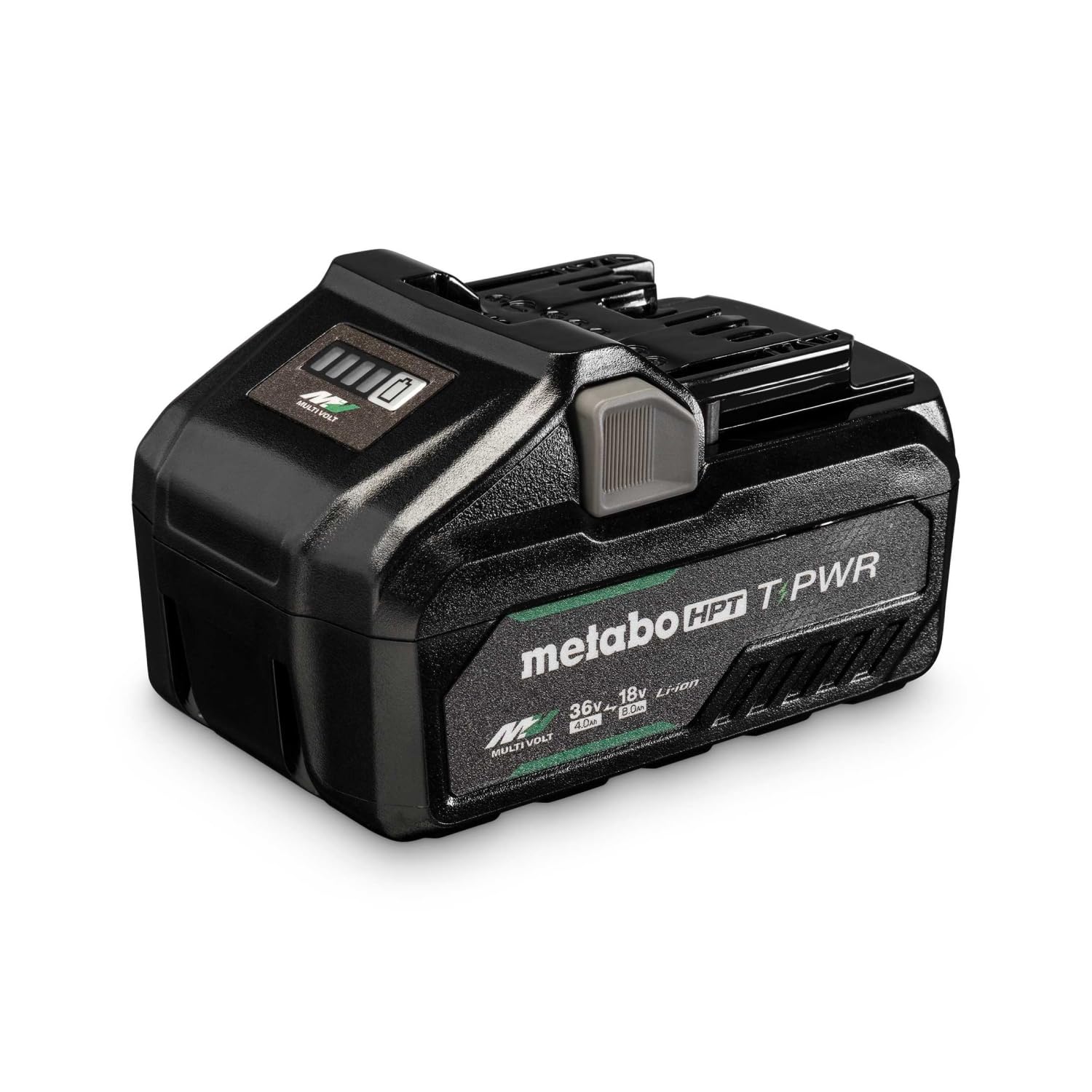 Metabo HPT 36V/18V T-PWR MultiVolt Battery, High Performance 21700 Lithium-Ion Battery Cell, 2160W Maximum Output, Quick Charging, Longer Runtime, 381991M (BSL3640MVT)