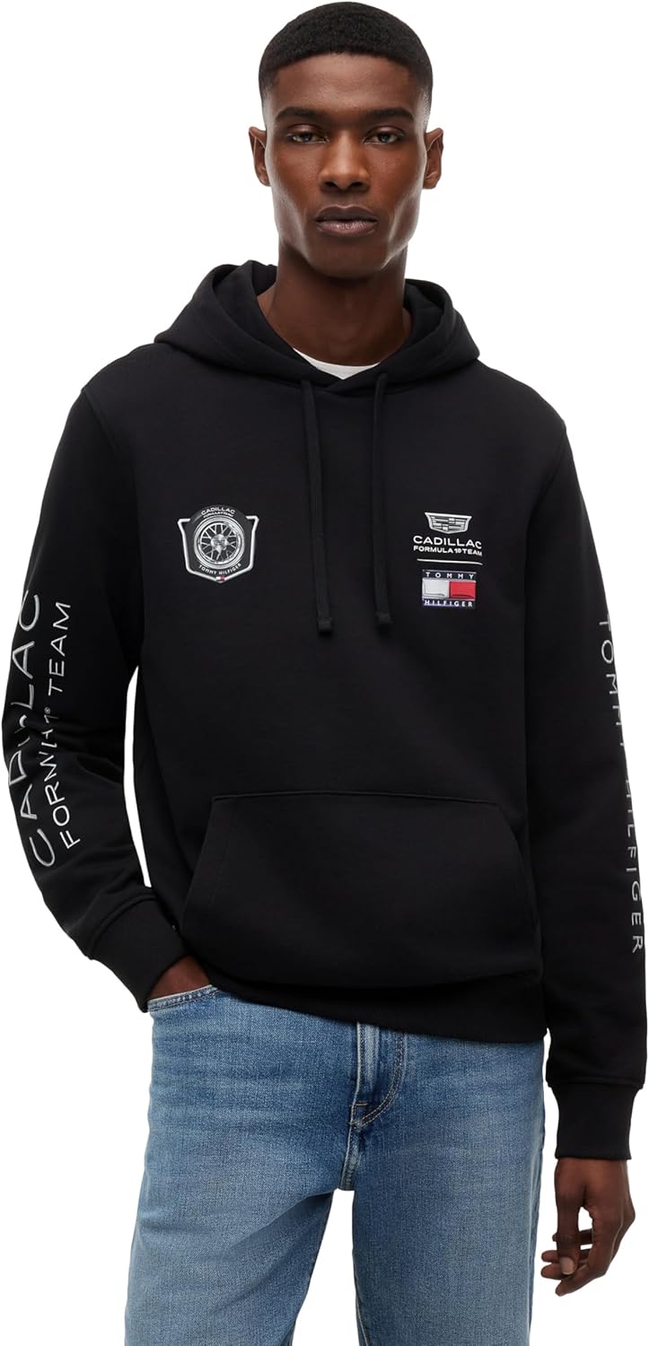Tommy Hilfiger Formula 1 mens Tommy X Cadillac F1® Team Graphic Hoodie