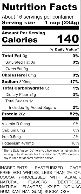4 Gallons Chocolate Caramel MuscleEgg Liquid Egg Whites (Cage-Free)