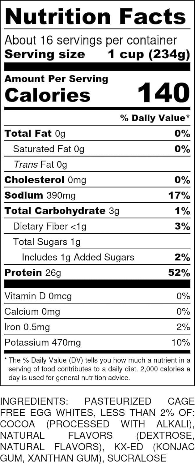 2 Gallons Chocolate Caramel MuscleEgg Liquid Egg Whites (Cage-Free)