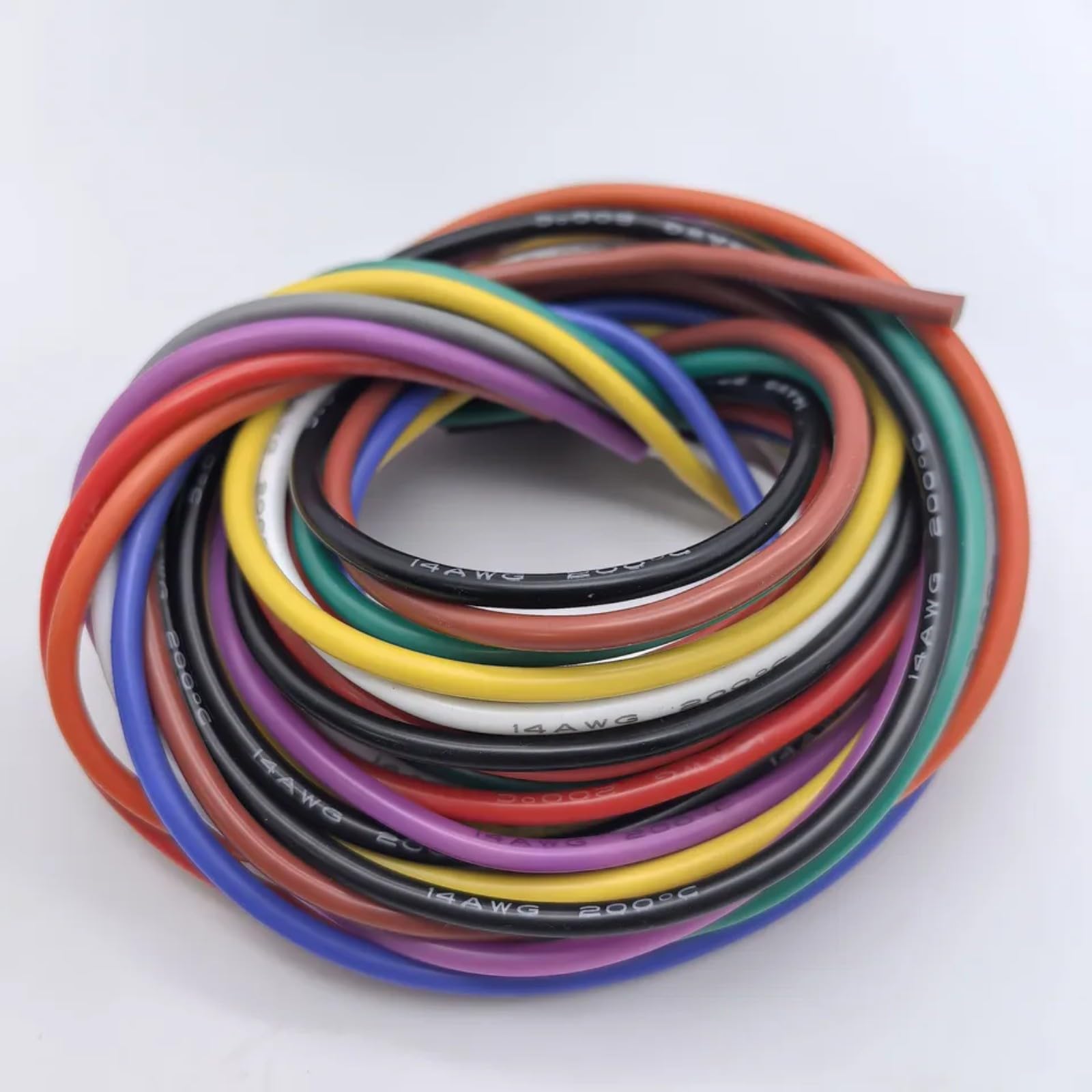 Kabel elektryczny 16-30AWG16.4-164 stopa (pomarańczowy; 20 m; 30 AWG)