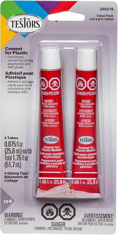 Plastic Cement | Precision Bonding, Fast-Setting Adhesive, Model Assembly, Hobby Crafting, 1.75 Fl Oz