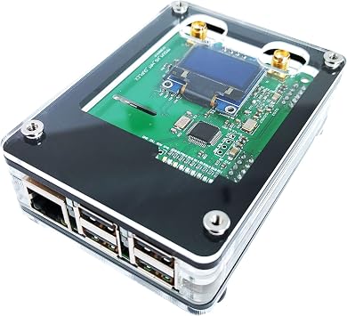Duplex MMDVM & Raspberry Pi4 & 3B+ | Room for 0.96 Screen | Zebra DRPi-1S Black Ice