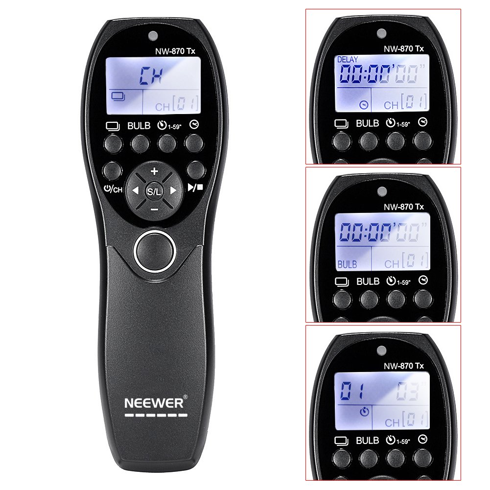 Buy Neewer NW870/L1 320ft/100m LCD Display Shutter Release Wireless
