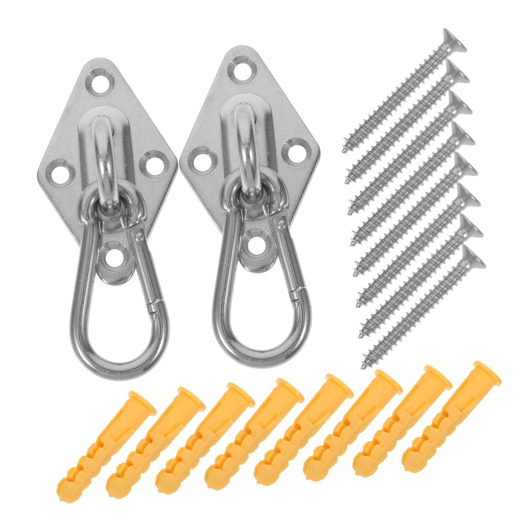 balacoo Hammock Hanger Hardware Kit Swing Mounting Accessories Swing Hangers Heavy Duty Ceiling Hooks