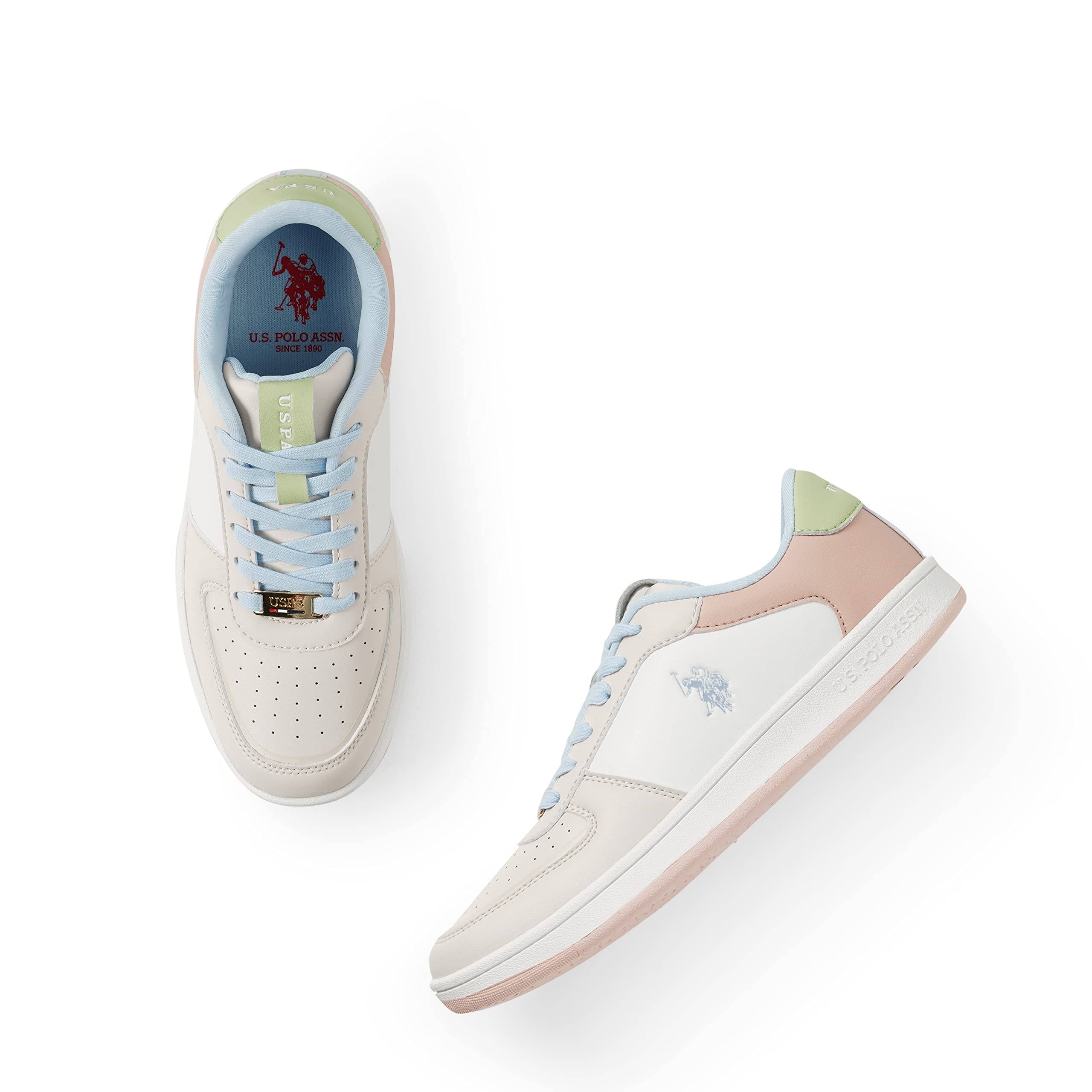 U.S. POLO ASSN. Womens REIN MULTI2 Sneaker - 4 UK (1FD23127MU2) (B0C5S478DQ) Amazon Price History, Amazon Price Tracker