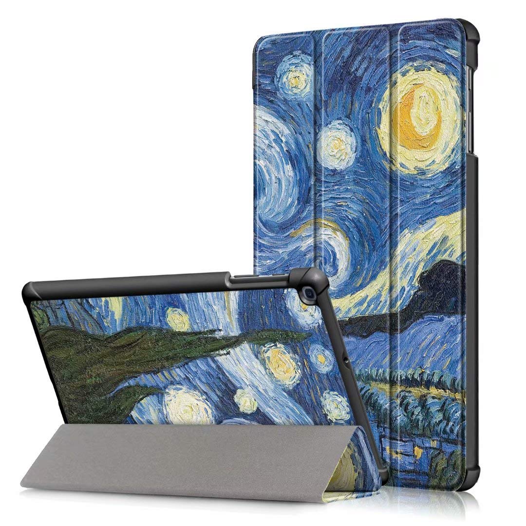 Tab A 10.1 (2019) Case,Ultra Thin Lightweight Stand Folding Flip Tablet Cover fit Samsung Galaxy Tab A 10.1 inch -T510/-T515 2019 Release,Space