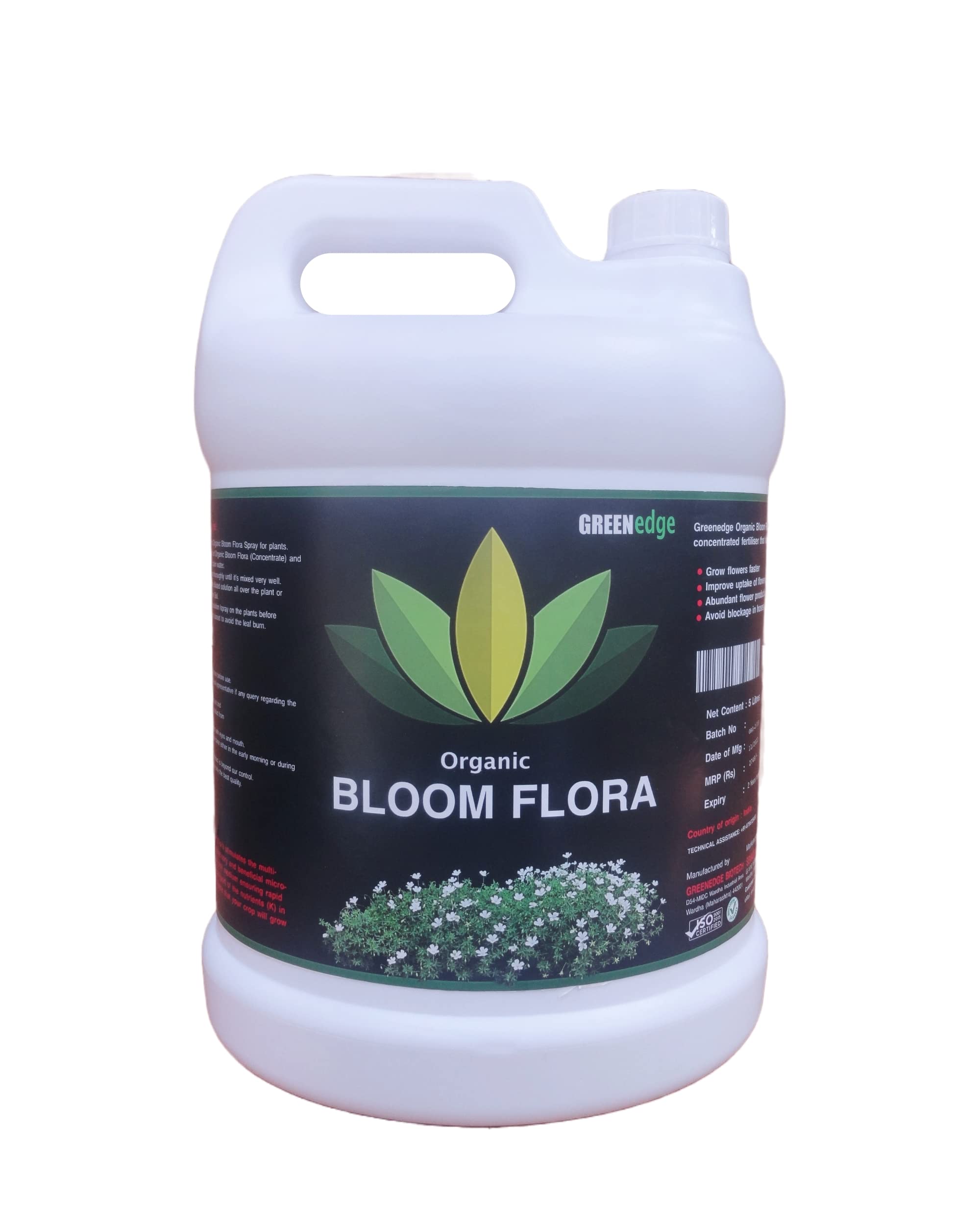 GreenEdge Bloom Flora Fertilizer - Induce Flowering, Boost Growth, and Maximize Blooming (B0C6TT2D45) Amazon Price History, Amazon Price Tracker