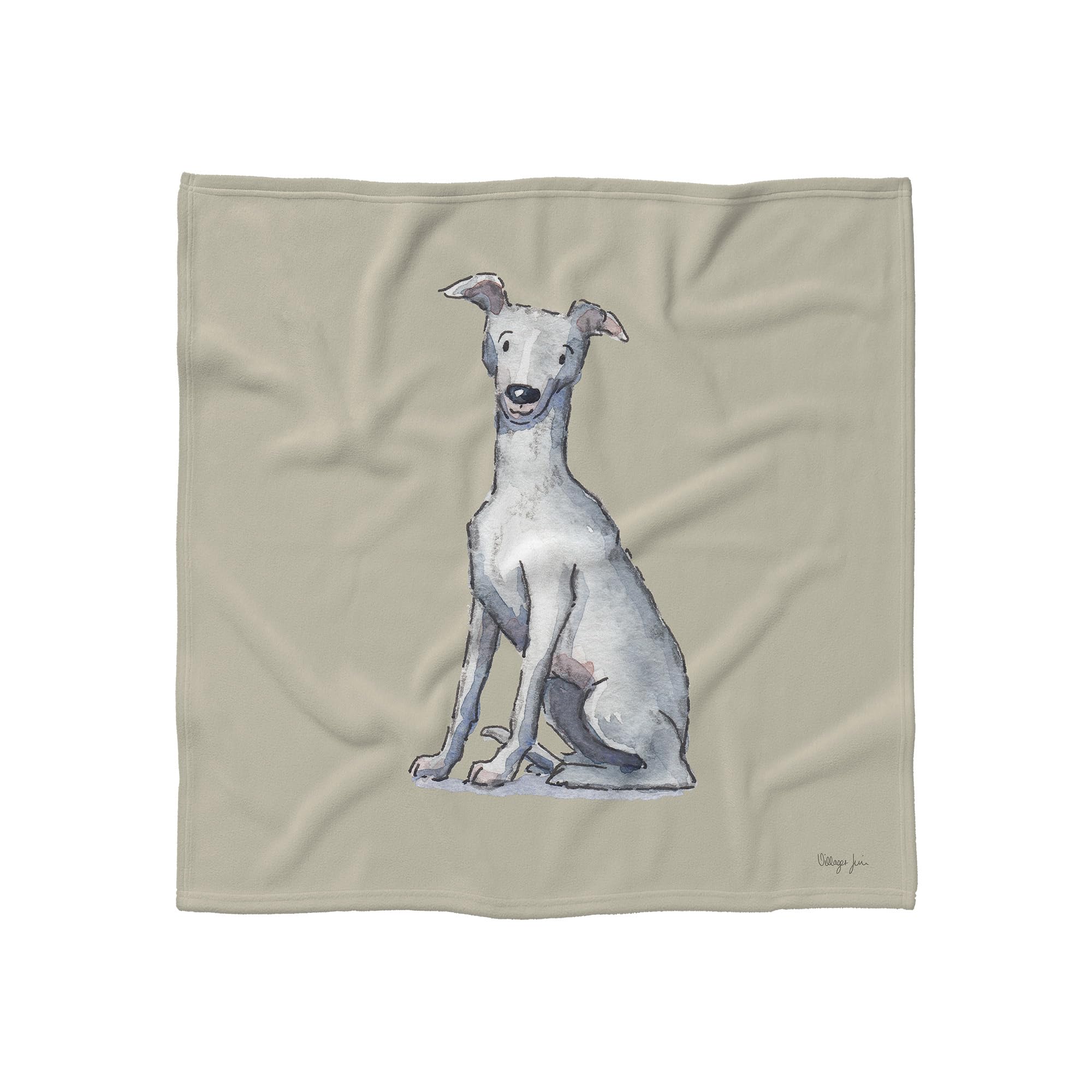 Manta Whippet - Regalo para perros - Amantes de los perros - Manta - Regalo para amigo - Regalo para el hogar - Manta