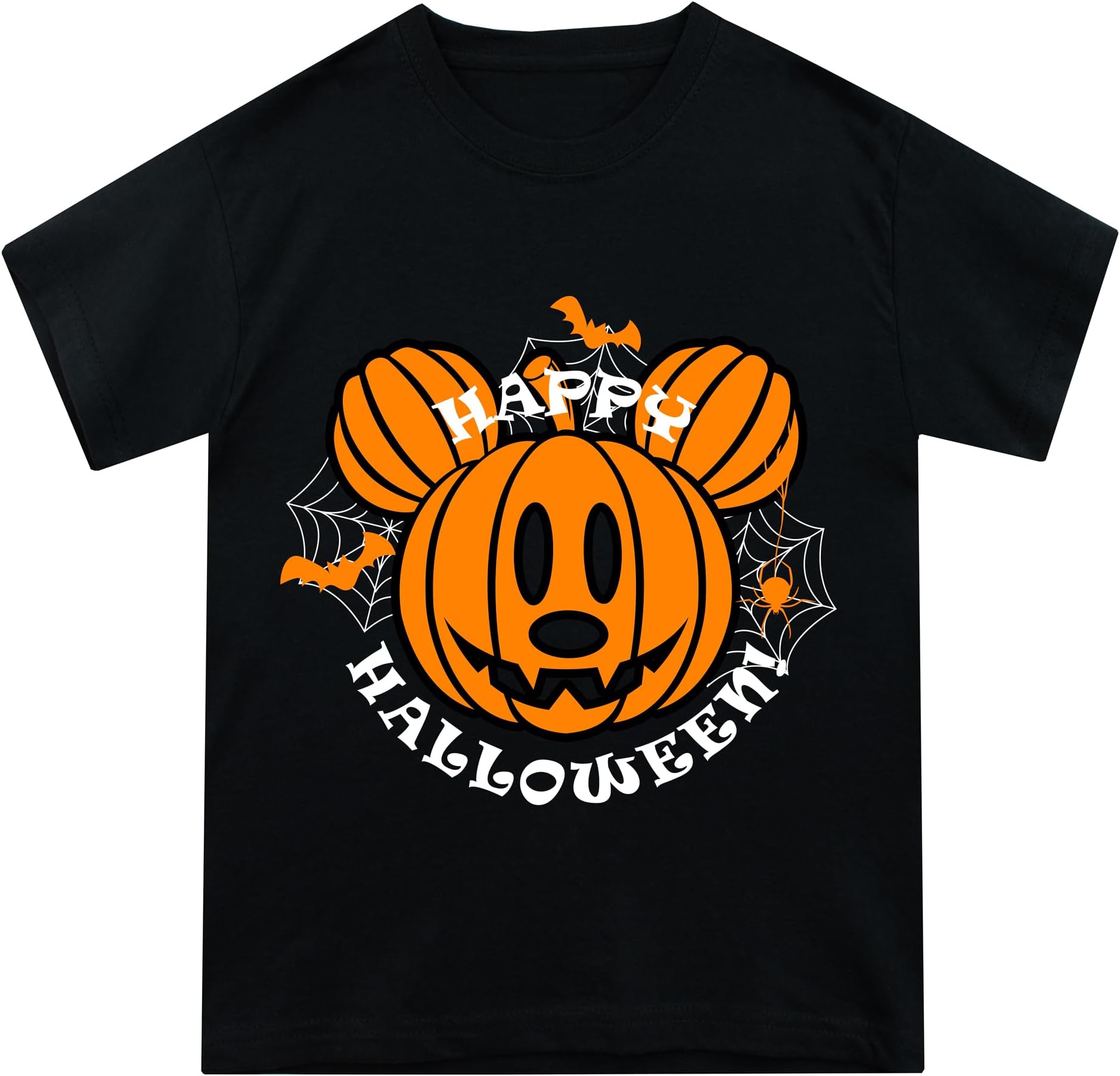 DisneyHalloween T Shirt for Kids | Mickey Mouse Halloween Girls and Boys Tshirt | Mickey Mouse Pumpkin Kids Clothes | Ages 3 to 12 Years | Official Merchandise