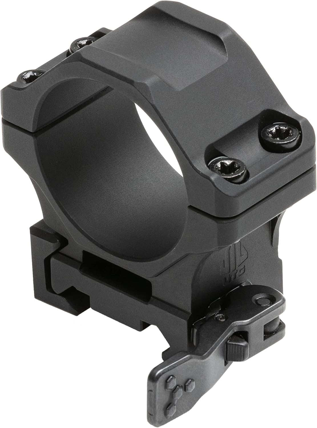 UTG ACCU-SYNC QR 30mm Low Profile Scope Rings, Picatinny, Black