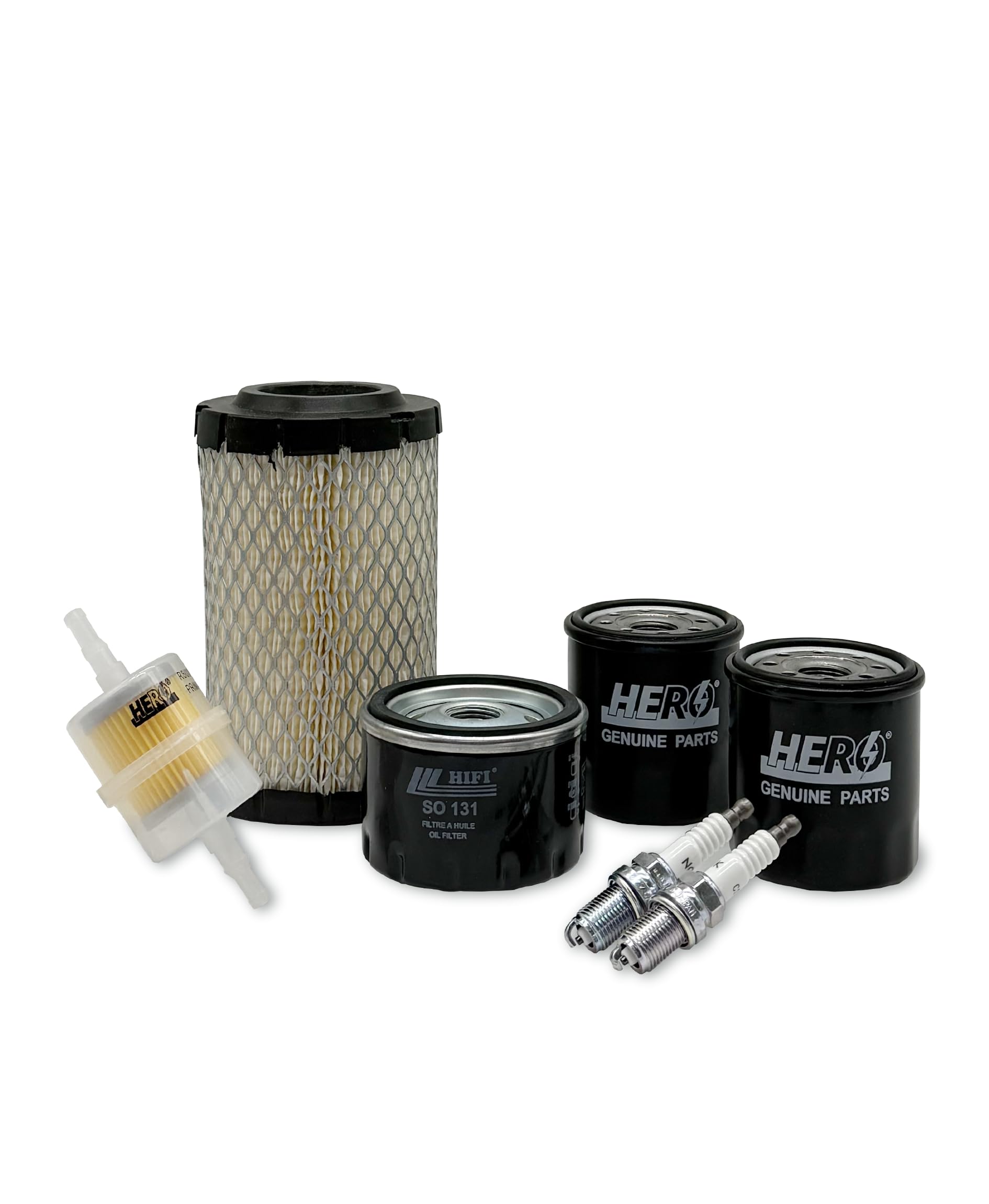 HERO Maintenance Filter Kit For Kubota Z252KH Zero-Turn Mower Filters Compatible With OEM E721111430 E718832110 E721111170 E721170780 K104281080