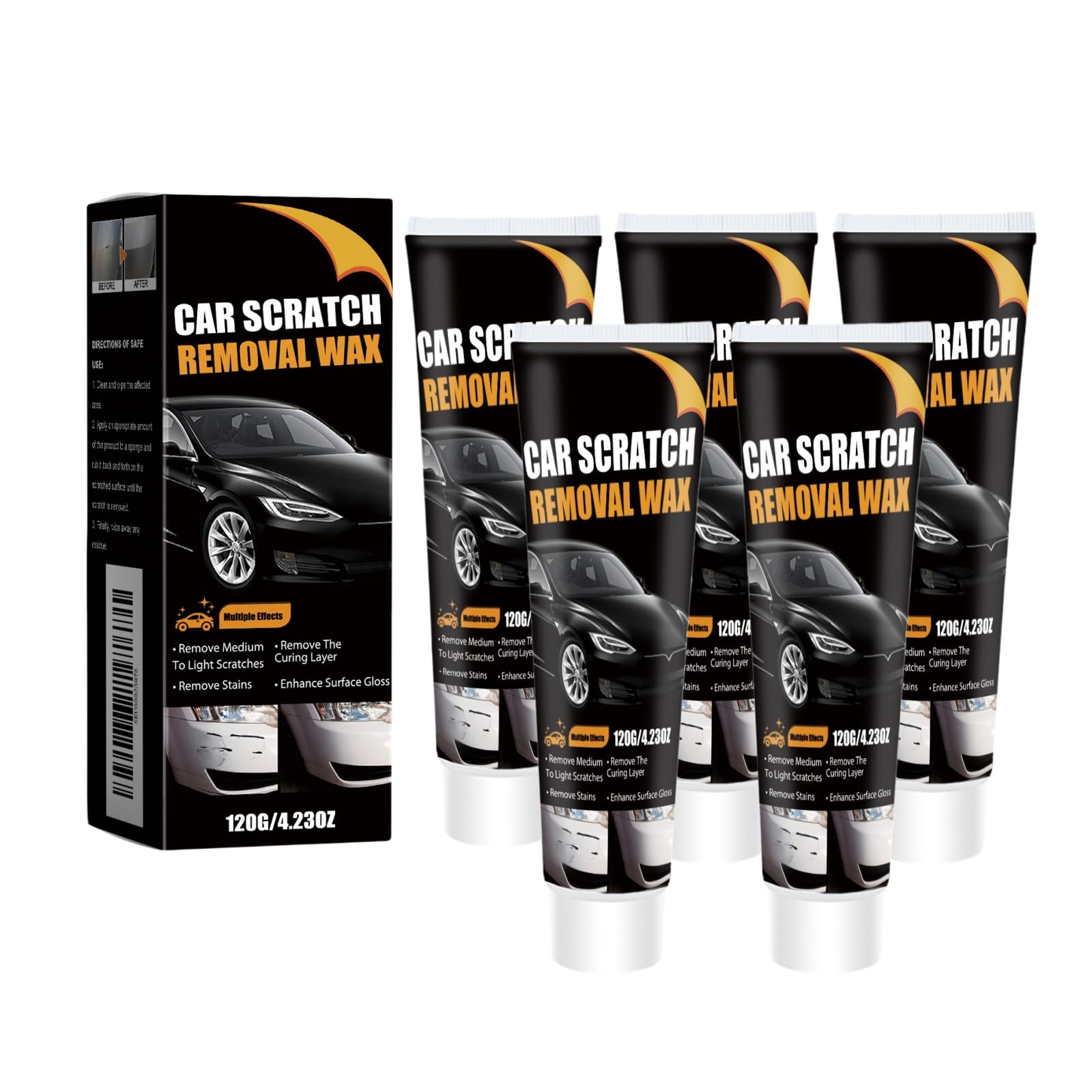 Kratzer-Entferner für Auto, entfernt tiefe Kratzer im Auto, Scratch Removal | Kratzfester Auto-Kratzer-Entferner, für schnelle Reparatur von Kratzern, effektiv auf allen Lacken
