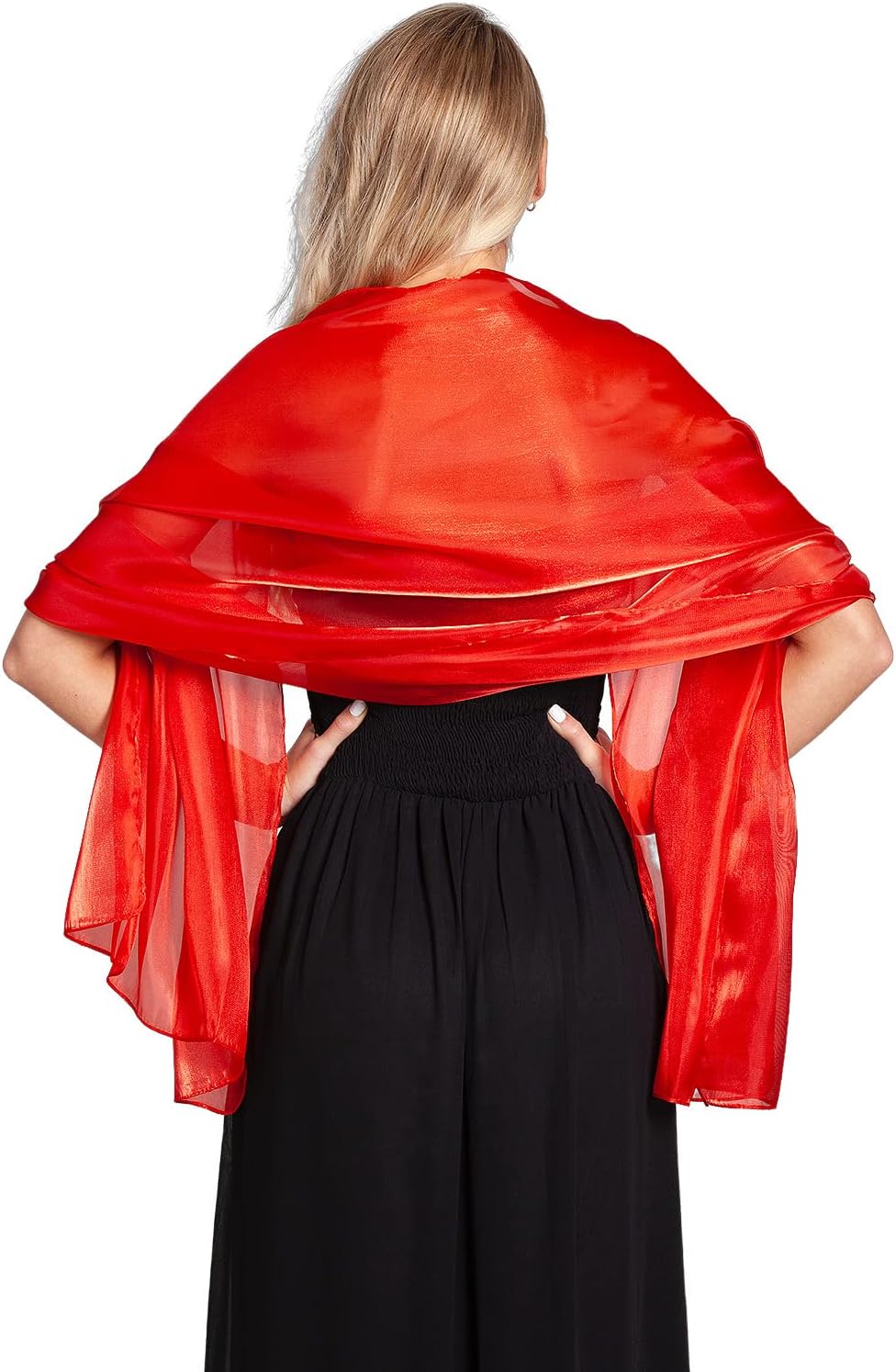 Silky Pashmina Iridescent Wrap Stole Shawl For Weddings Bridal Bridesmaids Proms & Parties 24 Colours