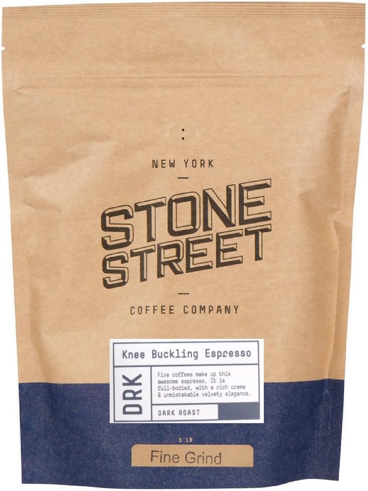 Image showcasing Amazon.com : Stone Street Knee Buckling Espresso Coffee, Ground, High ...
