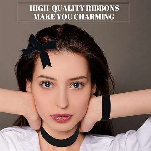 Miniatura 327 de Chuangdi 3/8 pulgadas, 60 yardas, cinta de terciopelo azul verde azulado de Navidad, cintas anchas de terciopelo vintage para adornos de árbol