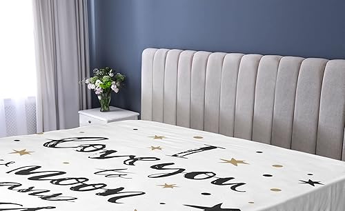 Miniatura 7 de Ambesonne Sábana bajera ajustable de animales marinos, 3 orcas orcas en diferentes ilustraciones, estilo blanco y negro, ropa de cama de tela