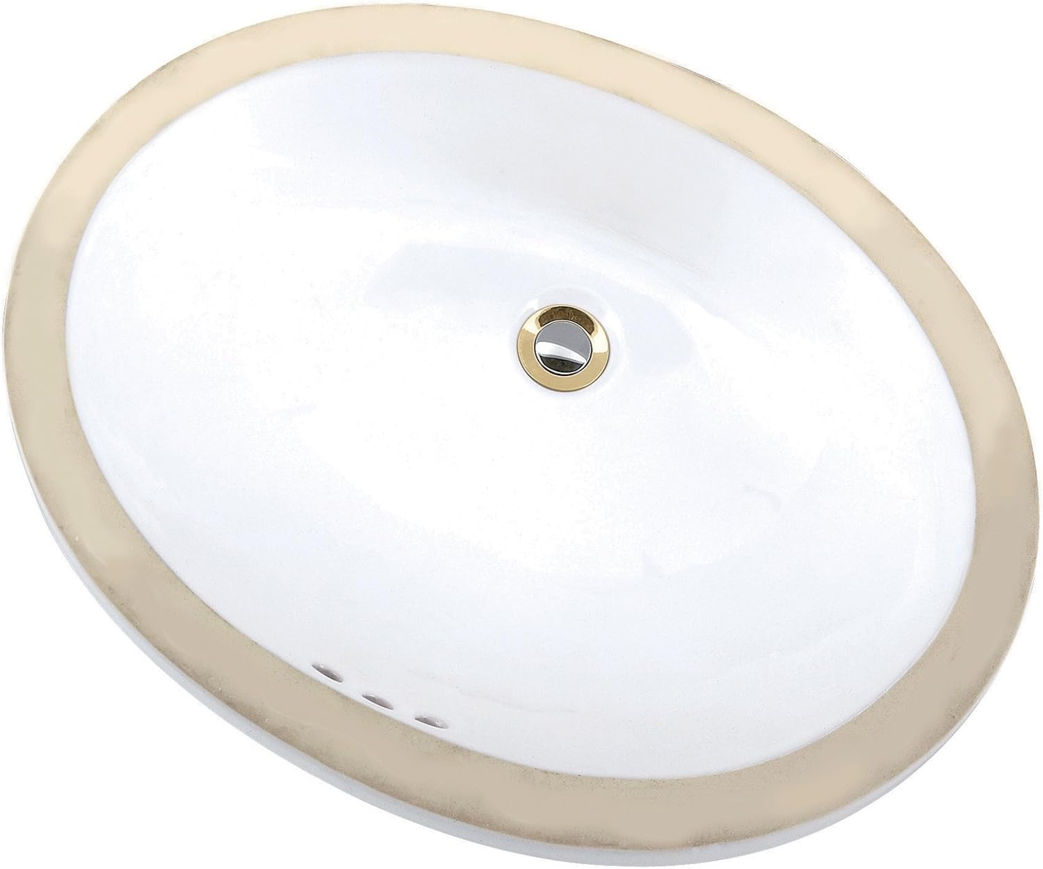 Mansfield Plumbing 216NS Petite Maple Under Counter Lavatory, White