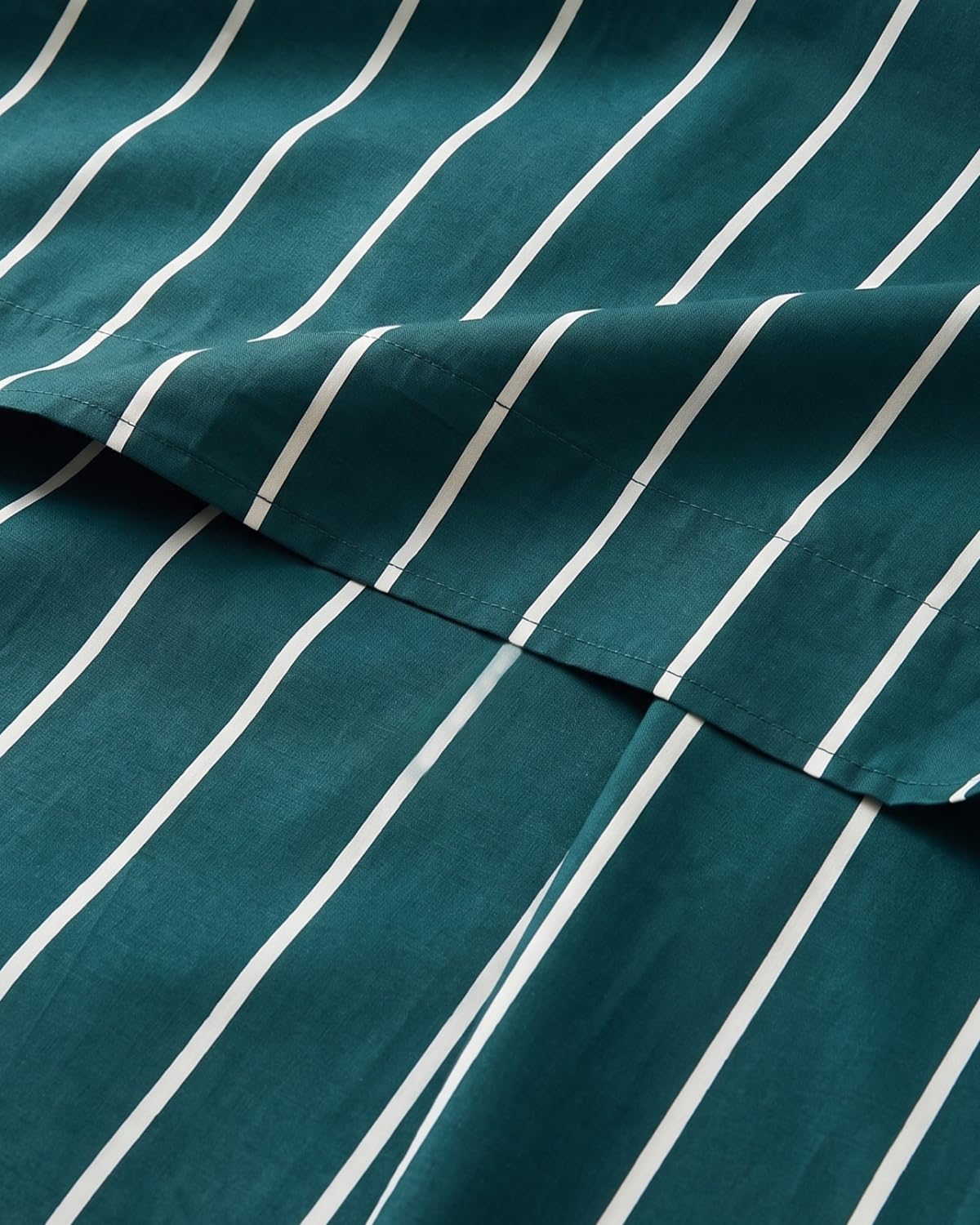 Christmas Sheet Set, Pine Stripe, Holiday Xmas Bedding Set - Split King