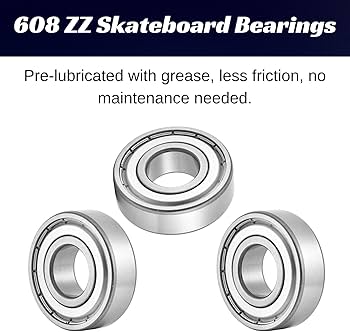 ティーズ ページ12 EXERAUO 608 ZZ Skateboard Bearings Double Metal Sealed Deep Groove