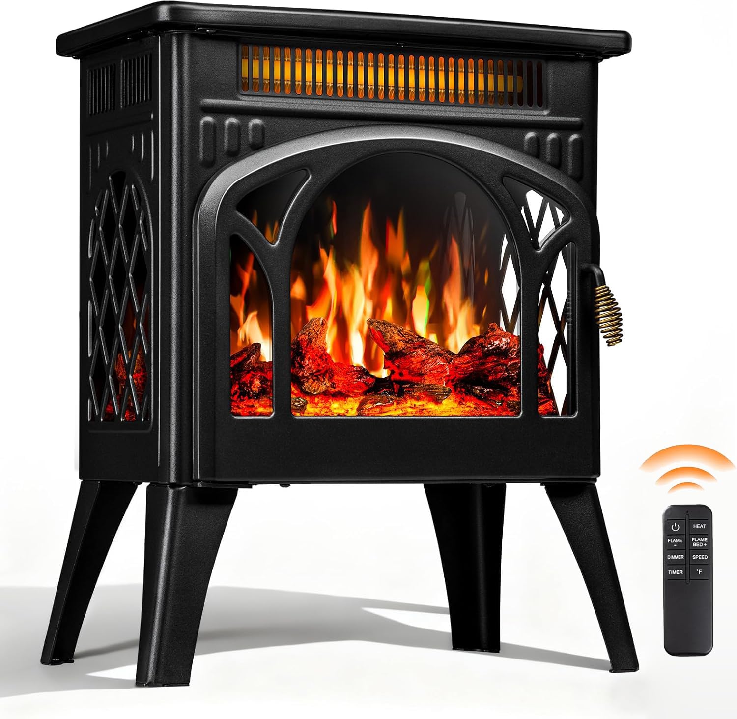Electactic 1500W Infrared Fireplace Stove