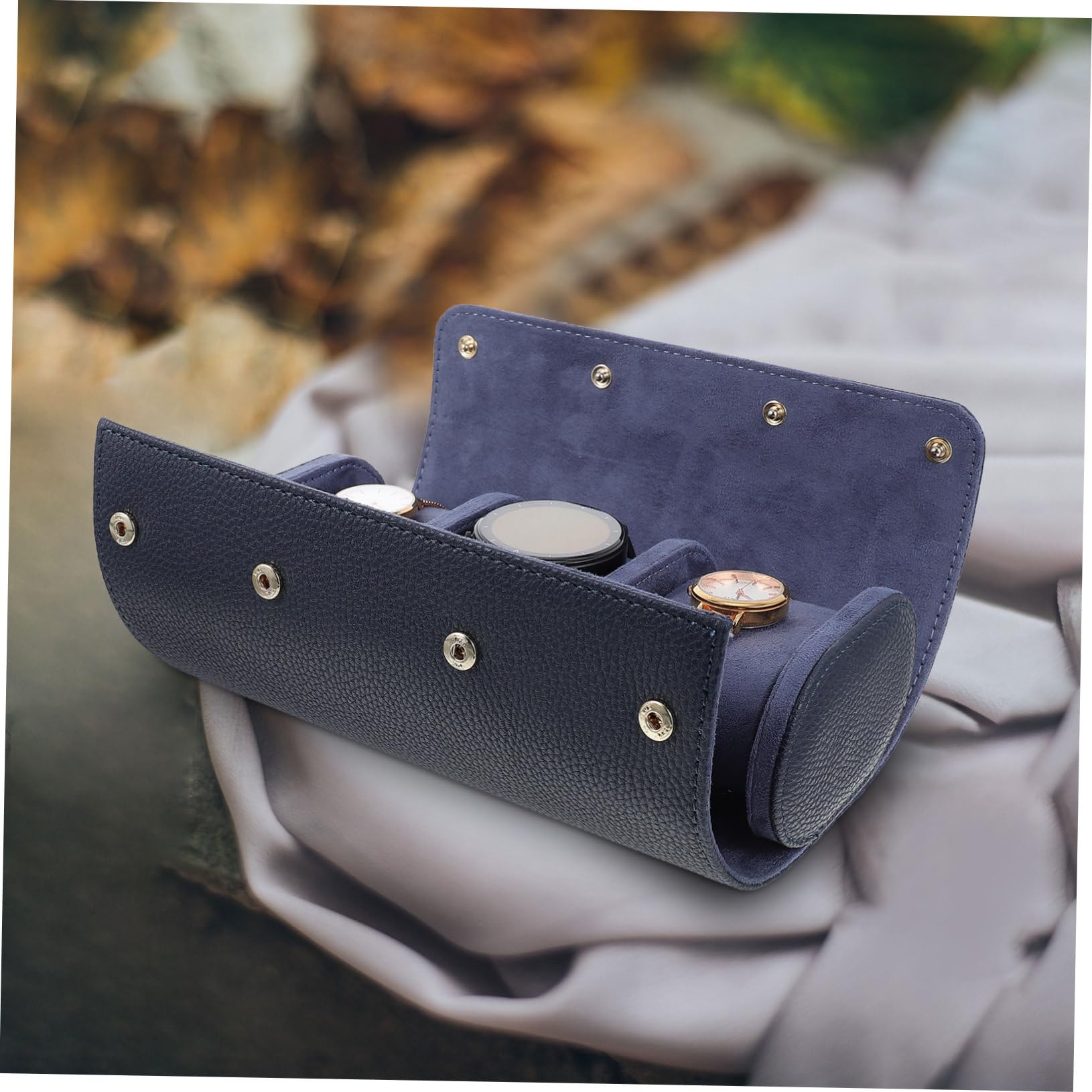 VANZACK 1pc Portable Watch Box Delicate Watch Storage Case Stylish Design with Excellent Durability for Organizing and Displaying