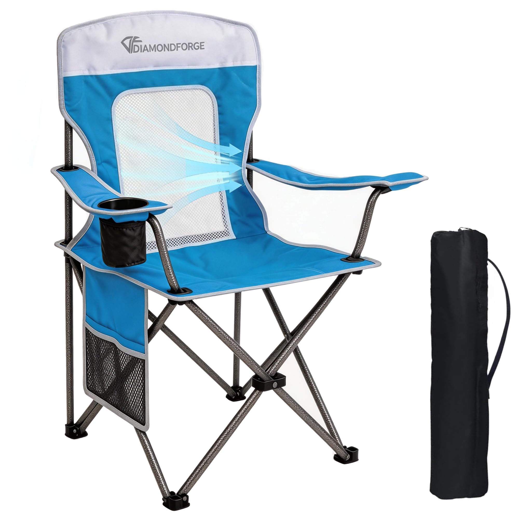 DIAMONDFORGE High Back Camping Chair