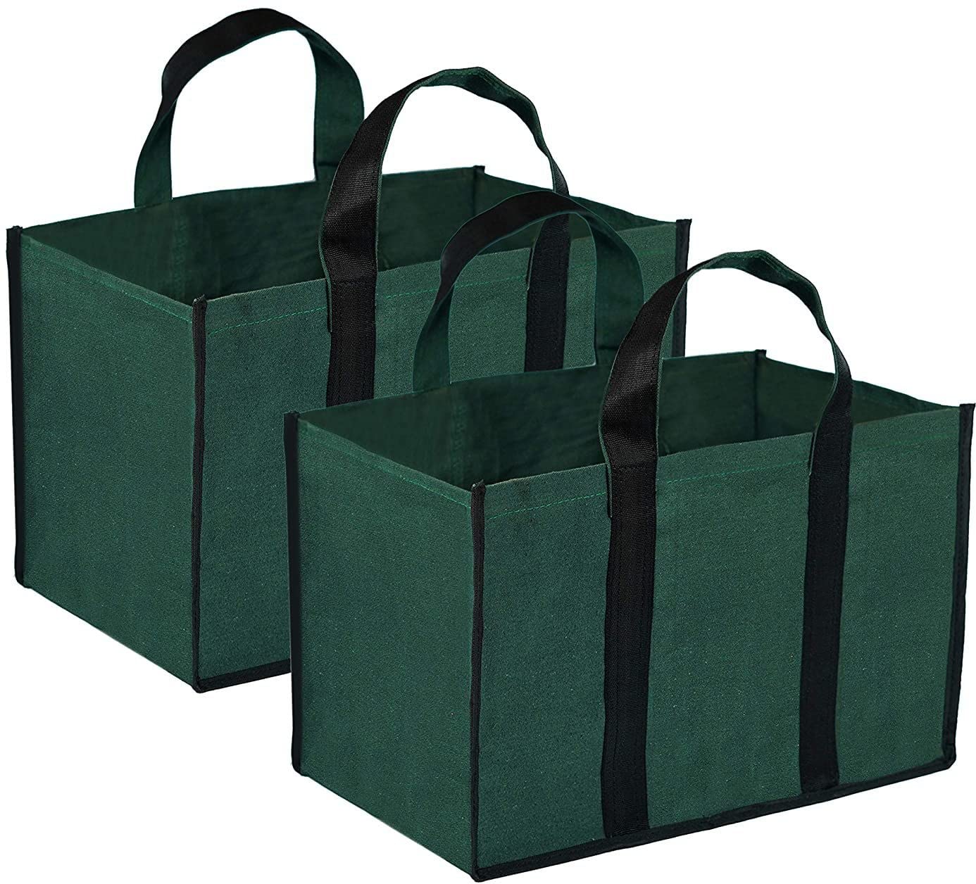 BLACKBOXES Big Eco Cotton Canvas Shopping Bags for Carry Milk Grocery Fruits Vegetable with