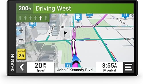 Miniatura 7 de Garmin DriveSmart 71 EX con tráfico, navegador GPS para automóvil de 7 pulgadas con mapas brillantes y nítidos de alta resolución y asistencia de